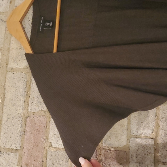 Women's Olive Green Waterfall Shall. Size Medium by Adrienne Vittadini. - Picture 3 of 4